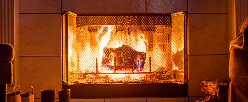 Mendota Hearth Landscape Fireplace Installation in Pocatello, Idaho