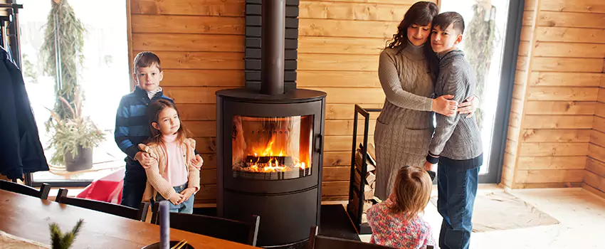 Morso Cast Iron Fireplace Insert Installation in Pocatello, Idaho