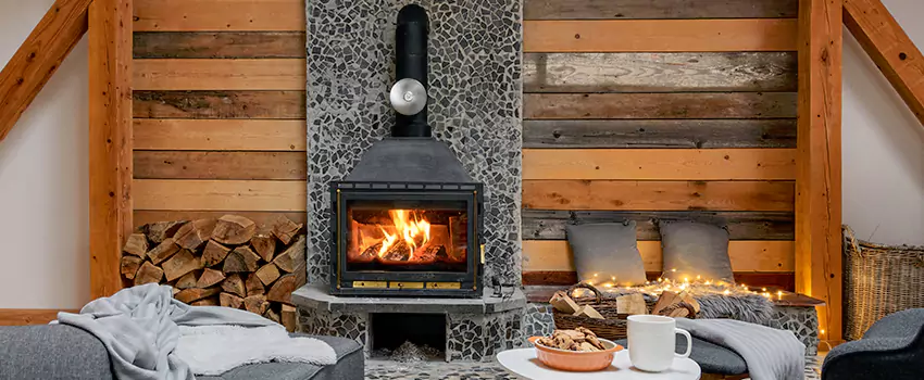 Thelin Hearth Products Direct Vent Gas Stove Fireplace Inspection in Pocatello, Idaho